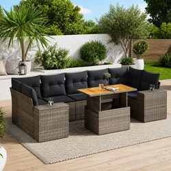 Enhance Your Outdoor Space with This 8 Piece Sofa Set