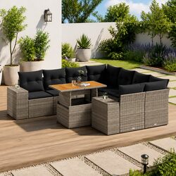 Transform Your Outdoor Space with This 9-Piece Sofa Set