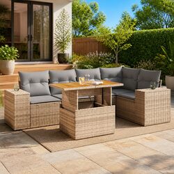 Elevate Your Outdoor Experience with This 6 Piece Sofa Set