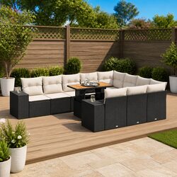 Transform Your Patio with This 10-Piece Outdoor Sofa Set