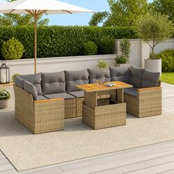 Enhance Your Outdoor Space with a 7 Piece Sofa Set