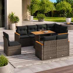 Transform Your Outdoor Space with a 9 Piece Sofa Set