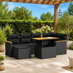 Transform Your Outdoor Space with This 7 Piece Sofa Set