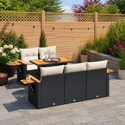 Transform Your Outdoor Space with This 6 Piece Sofa Set