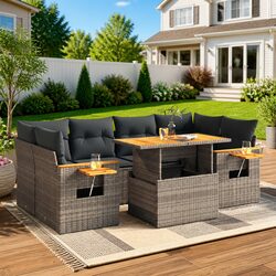 Transform Your Outdoor Space with a 7 Piece Sofa Set