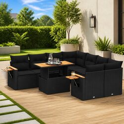 Elevate Your Outdoor Space with This 9 Piece Sofa Set