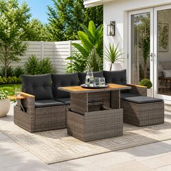 Elevate Your Outdoor Space with This Garden Sofa Set