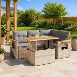 Enhance Your Outdoor Space with This Garden Sofa Set