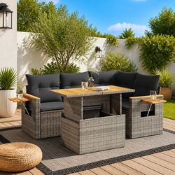 Elevate Your Outdoor Space with a 4 Piece Garden Sofa Set