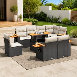 Transform Your Outdoor Space with a 9 Piece Sofa Set
