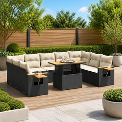 Transform Your Outdoor Space with This 10-Piece Sofa Set
