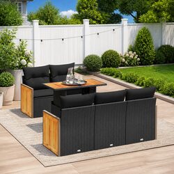 Elevate Your Outdoor Space with 6-Piece Garden Sofa Set