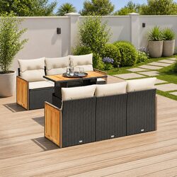 Enhance Your Outdoor Space with a 7 Piece Garden Sofa Set