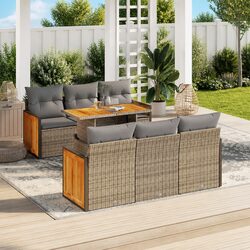 Enhance Your Outdoor Space with a 7 Piece Garden Sofa Set
