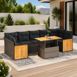 Transform Your Outdoor Space with 8-Piece Sofa Set