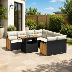Enhance Your Outdoor Living with a 9 Piece Sofa Set