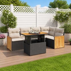Transform Your Outdoor Space with This 6 Piece Sofa Set