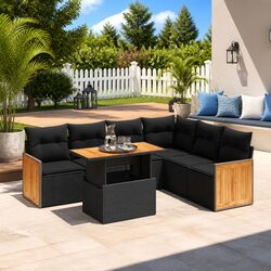 Transform Your Outdoor Space with a 7 Piece Sofa Set