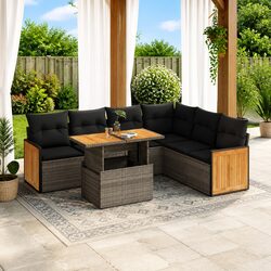 Elevate Your Outdoor Space with a 7-Piece Garden Sofa Set
