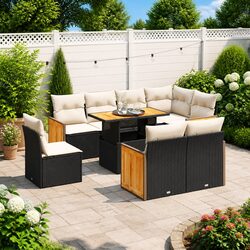 Create Your Perfect Outdoor Space with a 9-Piece Sofa Set