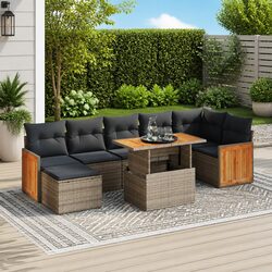 Enhance Your Outdoor Space with This 8-Piece Sofa Set
