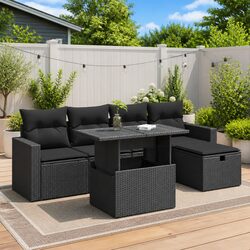 Elevate Your Outdoor Living with Our 6 Piece Rattan Set