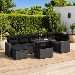 Transform Your Outdoor Space with This 8 Piece Sofa Set