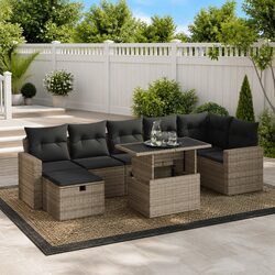 Upgrade Your Outdoor Space with 8-Piece Garden Sofa Set