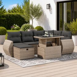 Elevate Your Outdoor Experience with a 7 Piece Sofa Set