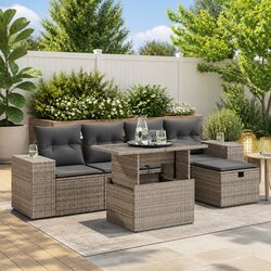 Enhance Your Outdoor Space with This 6 Piece Sofa Set