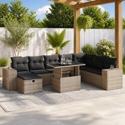 Enhance Your Outdoor Space with This 9 Piece Sofa Set