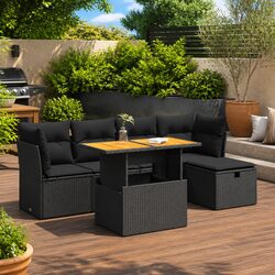 Enhance Your Outdoor Experience with This 6-Piece Sofa Set