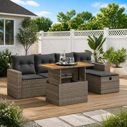 Elevate Your Outdoor Space with a 6-Piece Sofa Set