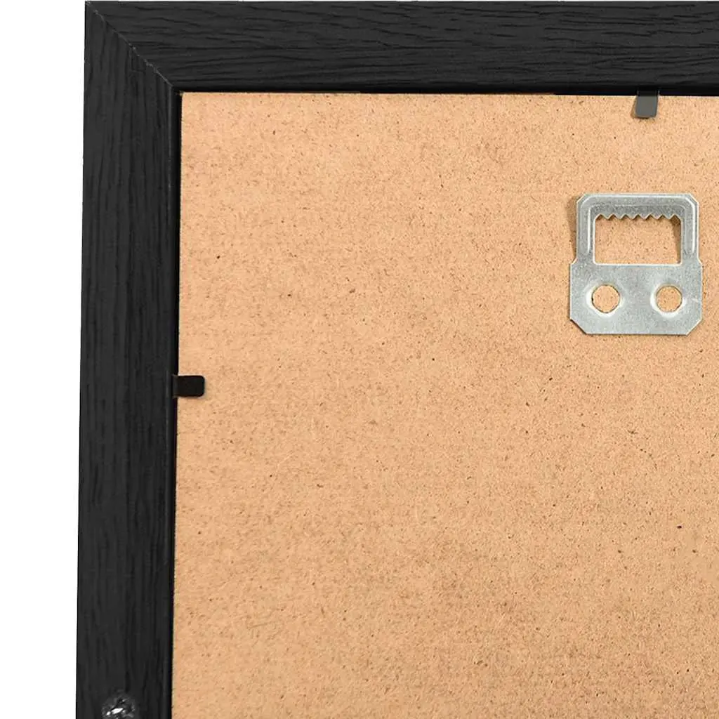 Collage Photo Frame 10 Piece Picture Display 10x15 cm Black Wall Decor Gallery