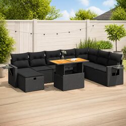 Transform Your Outdoor Space with 9 Piece Sofa Set