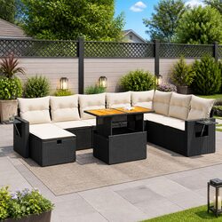 Enhance Your Outdoor Living with This 9-Piece Sofa Set