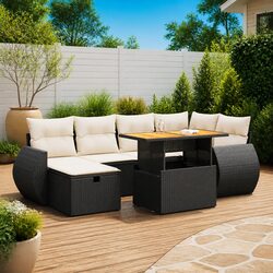 Stylish 8-Piece Garden Sofa Set for Outdoor Relaxation
