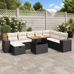 Transform Your Outdoor Space with 9-Piece Sofa Set