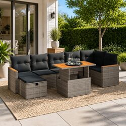 Enhance Your Outdoor Space with 5 Piece Garden Sofa Set