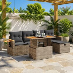 Elevate Your Outdoor Space with a 6-Piece Sofa Set