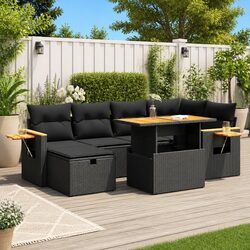 Transform Your Outdoor Space with this 8-Piece Sofa Set