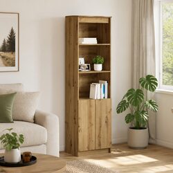Functional Brown Storage Highboard