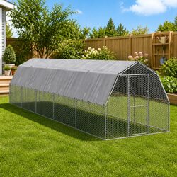 Enhance Your Outdoor Space with a Chicken Run 2.5x10x2.25 m