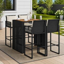 Enhance Your Outdoor Space with this 5 Piece Bar Set