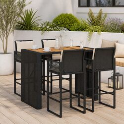 Elevate Your Outdoor Space with a 5 Piece Garden Bar Set