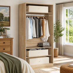 Cream Fabric Storage Box Organiser for Your Living Space