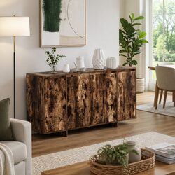 Elevate Your Living Space with a 135cm Sideboard in Brown
