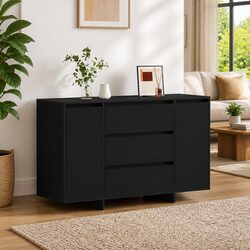 Stylish Black Storage Cabinet for Your Living Space