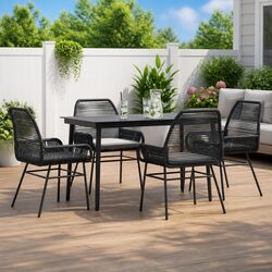Enhance Your Outdoor Space with 5-Piece Dining Set