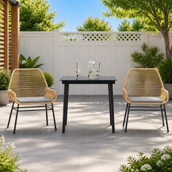 Enhance Your Outdoor Space with a 3 Piece Dining Set